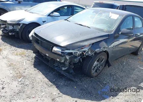 2023 Hyundai Elantra Hybrid Blue from USA, damaged, VIN KMHLM4AJ2PU044547